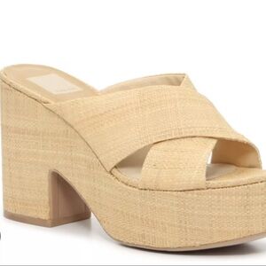 Dolce Vita women’s 9.5 Eliana Raffia heel